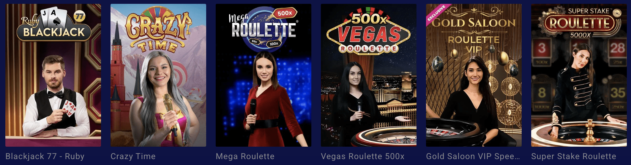 Frumzi Casino Aperçu des jeux en direct